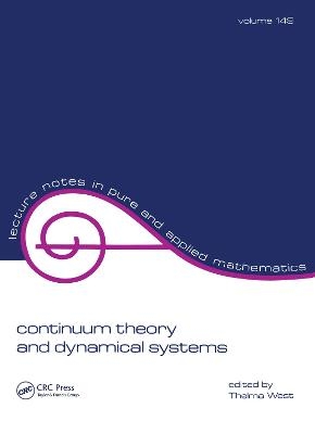 Continuum Theory & Dynamical Systems - 