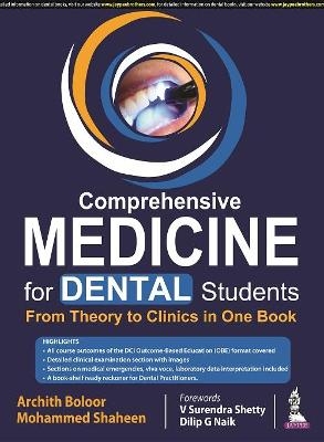 Comprehensive Medicine for Dental Students - Archith Boloor, Mohammad Shaheen