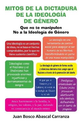 Mitos De La Dictadura De La Ideologia De Genero - Juan Bosco Abascal Carranza