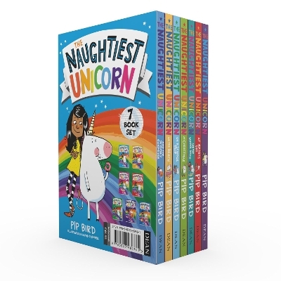 Naughtiest Unicorn x7 book set - Pip Bird