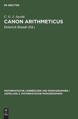 Canon Arithmeticus - C. G. J. Jacobi