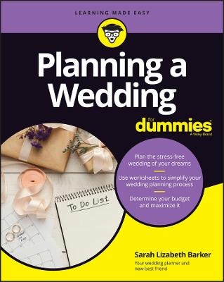 Planning A Wedding For Dummies - Sarah Lizabeth Barker