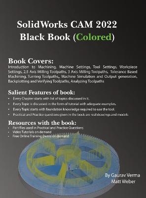 SolidWorks CAM 2022 Black Book (Colored) - Gaurav Verma, Matt Weber
