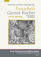 Festschrift Gernot Kocher zum 80. Geburtstag - 