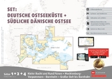 Sportbootkarten Satz 1, 2 und 4 Set: Deutsche Ostseeküste und Südliche Dänische Ostsee (Ausgabe 2022) - 