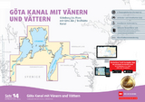 Sportbootkarten Satz 14: Göta Kanal mit Vänern und Vättern (Ausgabe 2022/2023) - 