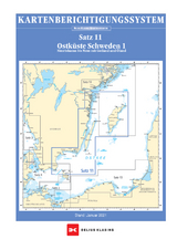 Berichtigung Sportbootkarten Satz 11: Ostküste Schweden 1 (Ausgabe 2022) - 