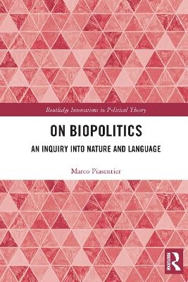 On Biopolitics - MARCO PIASENTIER