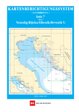 Berichtigung Sportbootkarten Satz 7: Adria 1 (Ausgabe 2022) - Agency, Danish Geodata