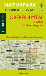 Wanderkarte 11 Oberes Ilmtal, Stadtilm, Gräfinau-Angstedt - 