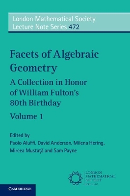 Facets of Algebraic Geometry: Volume 1 - 