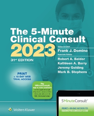 5-Minute Clinical Consult 2023: Print + eBook with Multimedia - Dr. Frank J. Domino