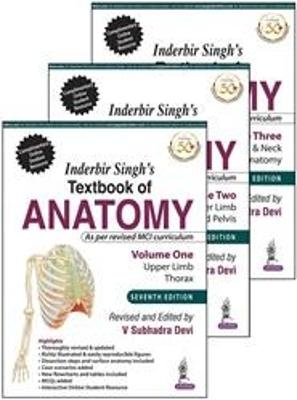 Inderbir Singh’s Textbook of Anatomy (3 Volumes) - V Subhadra Devi