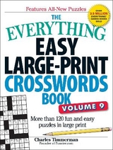 The Everything Easy Large-Print Crosswords Book, Volume 9 - Timmerman, Charles