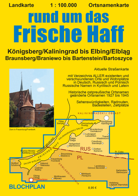 Landkarte rund um das Frische Haff - Dirk Bloch