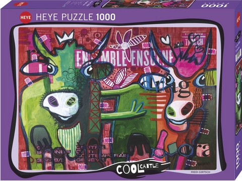 Striped Cows Puzzle - Fredi Gertsch