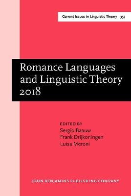 Romance Languages and Linguistic Theory 2018 - 