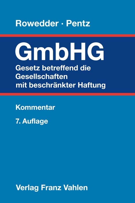 Gesetz betreffend die Gesellschaften mit beschränkter Haftung - 