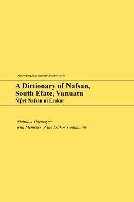 A Dictionary of Nafsan, South Efate, Vanuatu - Nicholas Thieberger,  Members of the Erakor Community
