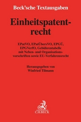 Einheitspatentrecht - 