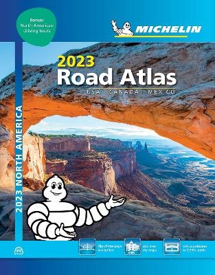Road Atlas 2023 - USA, Canada, Mexico (A4-Spiral) -  Michelin