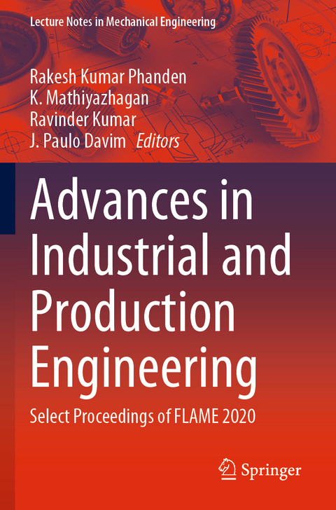 Advances in Industrial and Production Engineering - 