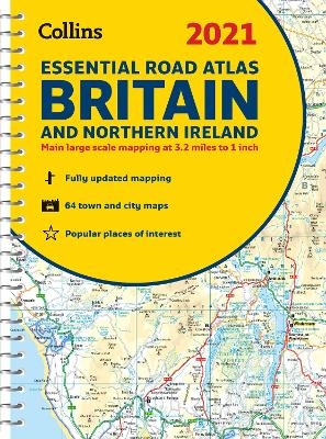 GB Road Atlas Britain 2021 Essential -  Collins Maps