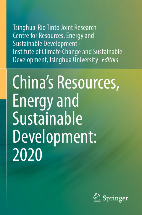 China’s Resources, Energy and Sustainable Development: 2020 - 