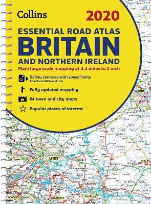 2020 Collins Essential Road Atlas Britain and Northern Ireland -  Collins Maps