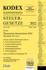 KODEX Steuergesetze 2022 - Andrei Bodis