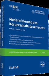 Modernisierung des Körperschaftsteuerrechts - 