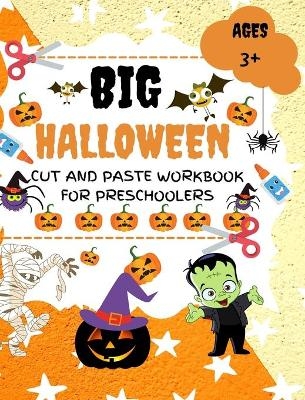 Halloween Cut and Paste Workbook for Preschoolers - Sadie Jones