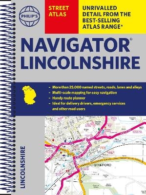 Philip's Street Atlas Navigator Lincolnshire -  Philip's Maps