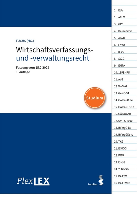 FlexLex Wirtschaftsverfassungs- und Wirtschaftsverwaltungsrecht - 