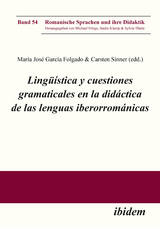 Lingüística y cuestiones gramaticales en la didáctica de las lenguas iberorrománicas - 