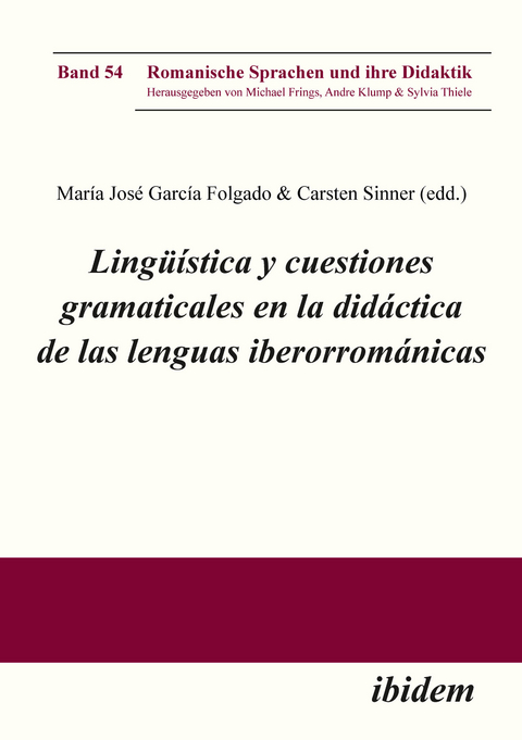 Lingüística y cuestiones gramaticales en la didáctica de las lenguas iberorrománicas - 