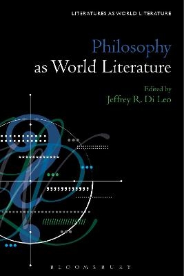 Philosophy as World Literature - 