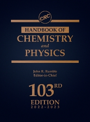 CRC Handbook of Chemistry and Physics - 