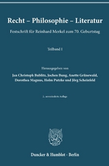 Recht – Philosophie – Literatur. - Scheinfeld, Jörg; Bublitz, Jan Christoph; Bung, Jochen; Grünewald, Anette; Magnus, Dorothea; Putzke, Holm