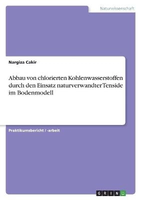 Abbau von chlorierten Kohlenwasserstoffen durch den Einsatz naturverwandter Tenside im Bodenmodell - Nargiza Cakir