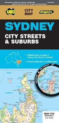 Sydney City Streets & Suburbs Map 262 9th (waterproof) -  UBD Gregory's