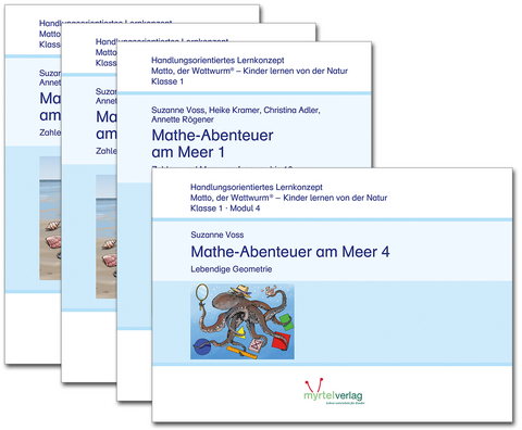 Sparpaket: Mathe-Abenteuer am Meer - Suzanne Voss, Heike Kramer, Christina Adler