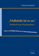 "Vielleicht ist es so." - Christian Schacht