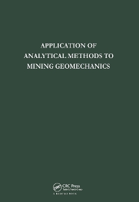 Applied Analytical Methods In Mining - M. Borecki