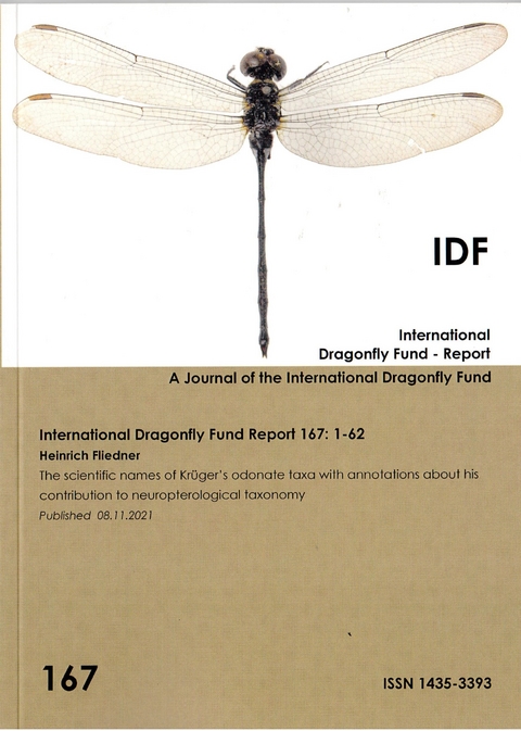 The scientific names of Krüger's odonate taxa - Heinrich Fliedner