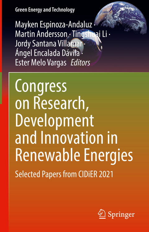 Congress on Research, Development and Innovation in Renewable Energies - 