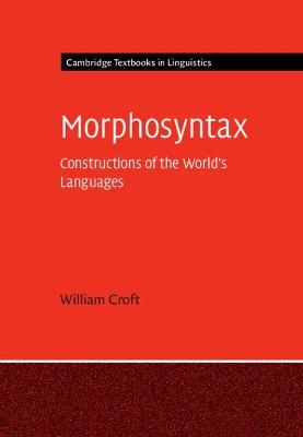 Morphosyntax - William Croft