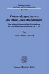 Versammlungen jenseits des öffentlichen Straßenraums. - Karolin Sophie Dirscherl