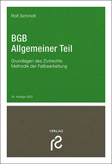 BGB Allgemeiner Teil - Rolf Schmidt
