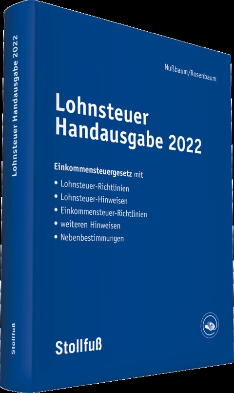 Lohnsteuer Handausgabe 2022 - Sabine Nußbaum, Anke Brachmann